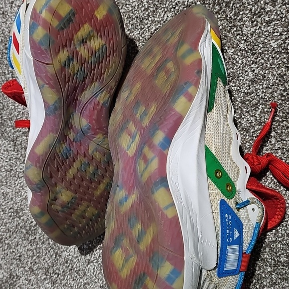 Adidas Damian Lillard LEGO DOLLA EXT/PLY Shoes Size 7 (No Box) - Picture 5 of 5